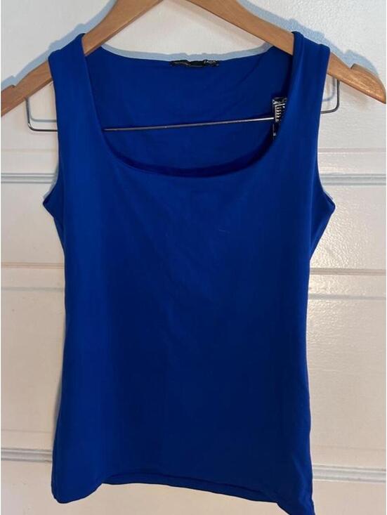 Zara Tops - Zara Women's Blue Sleeveless Tank Top